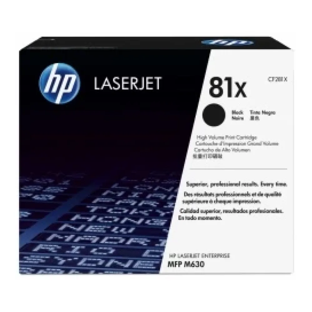 HP Toner 81X Negro CF281X