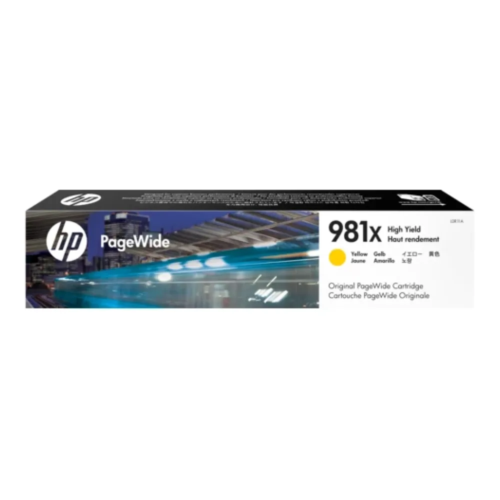 HP Toner 981X Pagewide Amarillo Crtg L0R11A