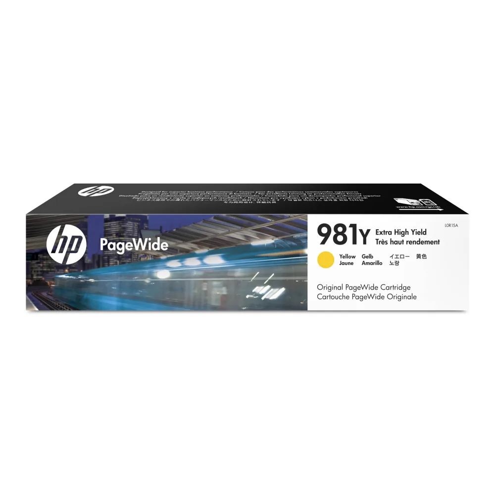 HP Toner 981Y Pagewide Amarillo Crtg L0R15A