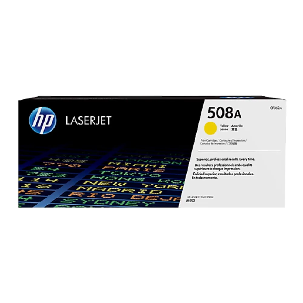 HP Toner Amarillo 508A CF362A Caja Dañada