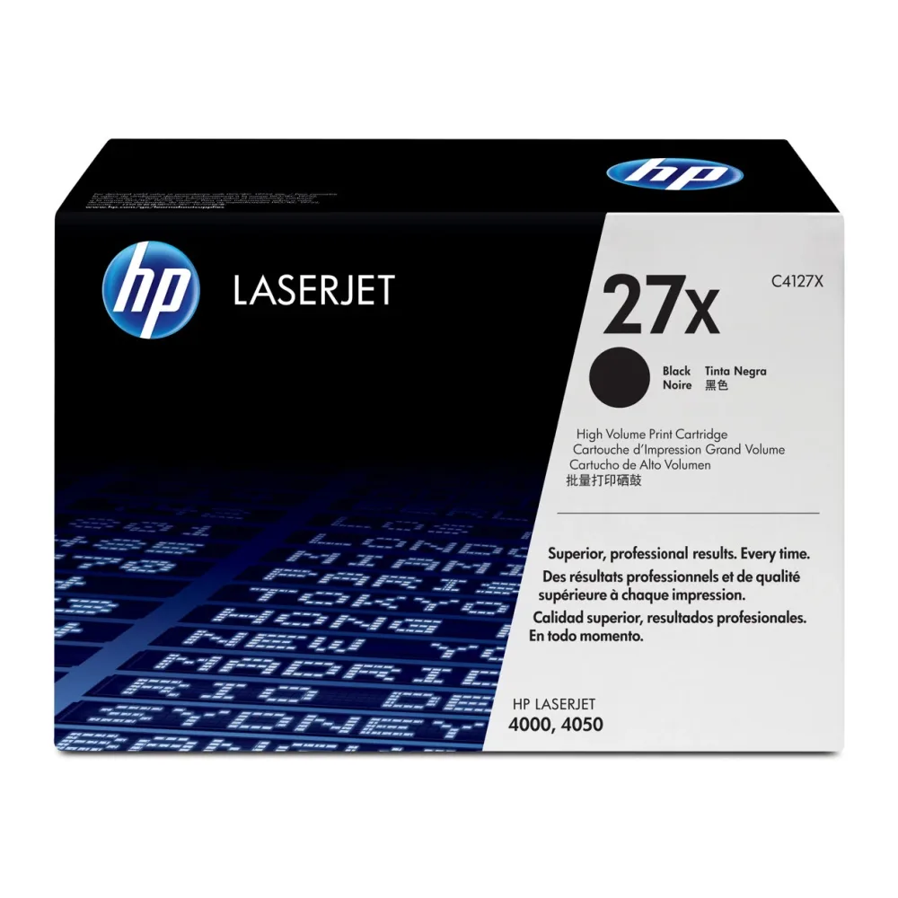 HP Tóner Laserjet 27X Negro Original