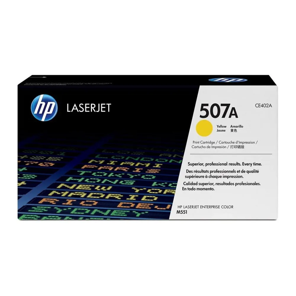 HP Tóner Laserjet 507A Amarillo CE402A Original