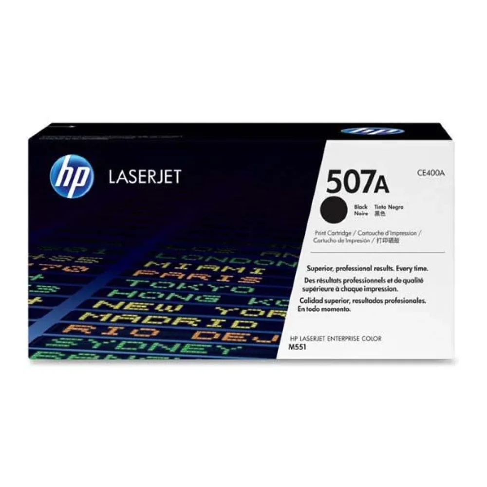 HP Tóner Laserjet 507A Negro CE400A Original