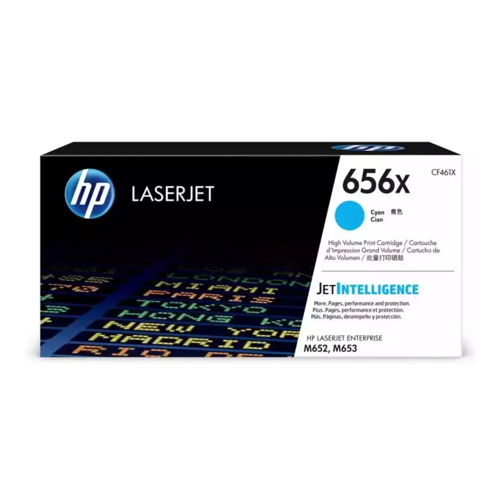 HP Tóner Laserjet 656X Cian CF461X Alta Capacidad Original
