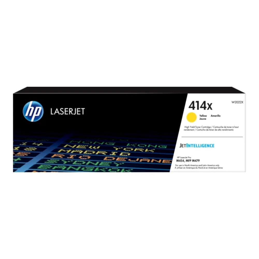 HP Toner Laserjet Amarillo 414X W2022X