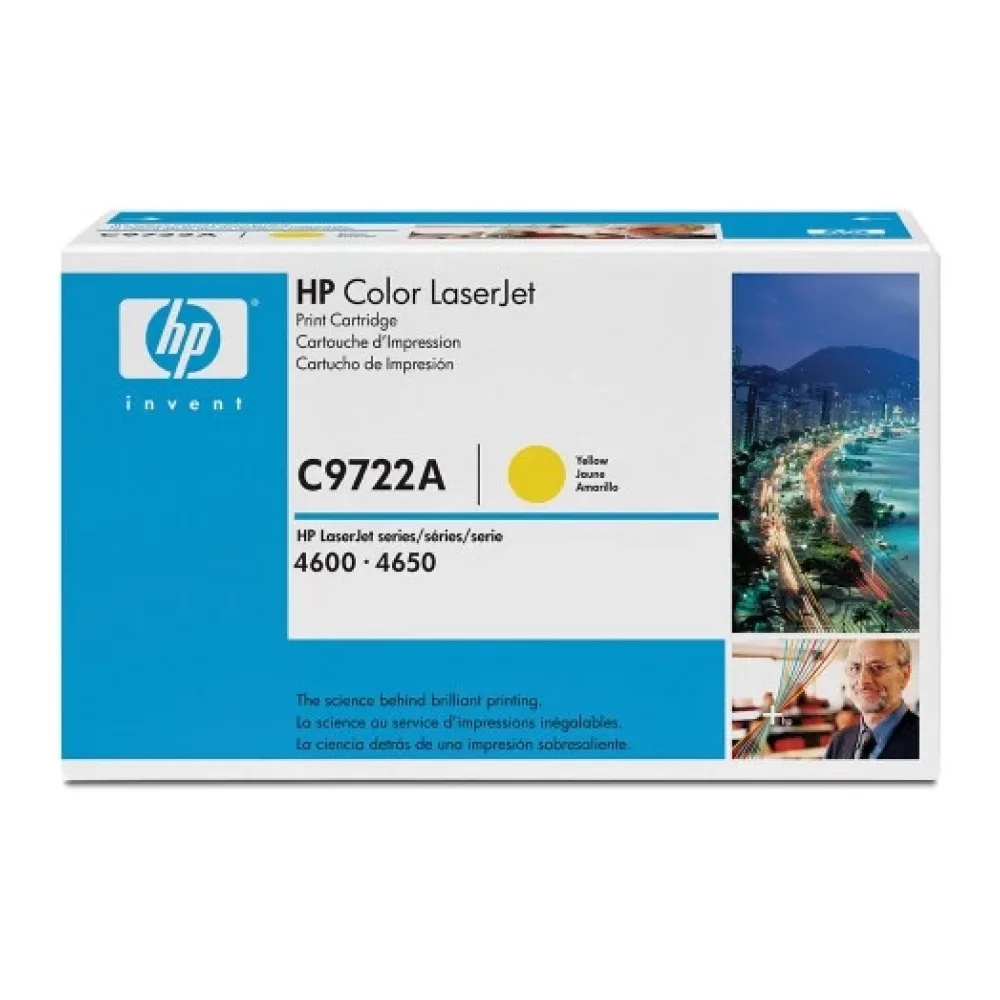HP Toner Laserjet Amarillo 641A C9722A