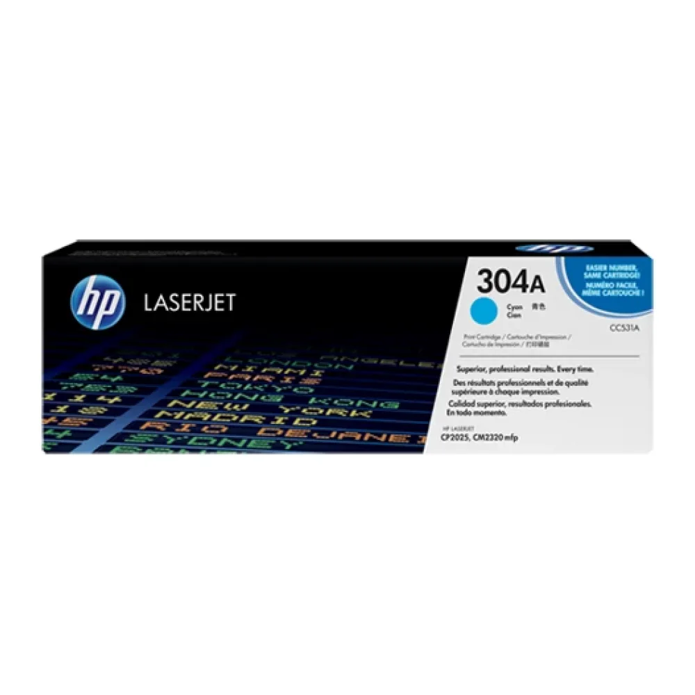 HP Toner Laserjet Color 304A CC531A