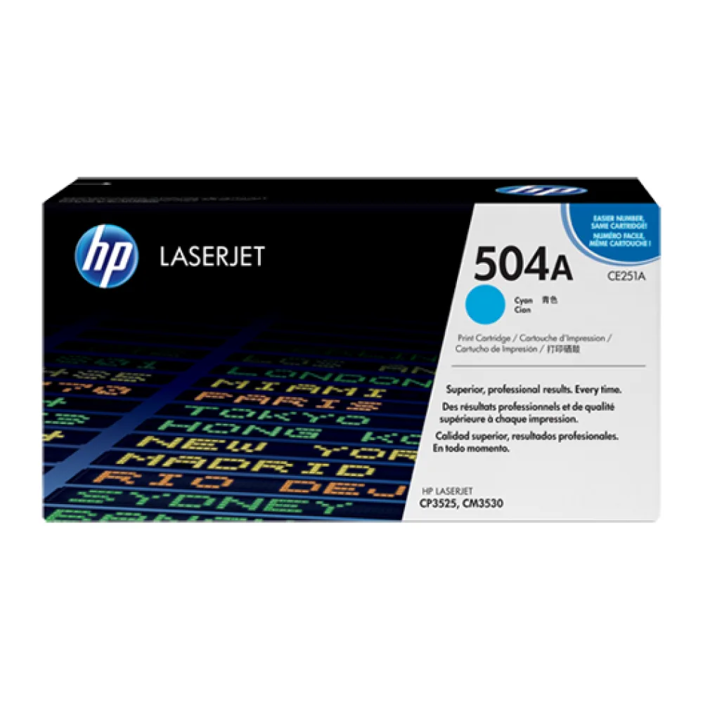 HP Toner Laserjet Color 504A CE251A