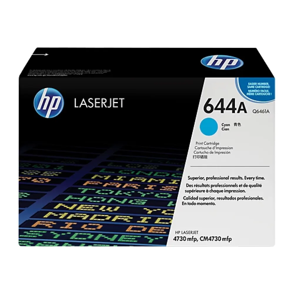 HP Toner Laserjet Color 644A Cían Q6461A