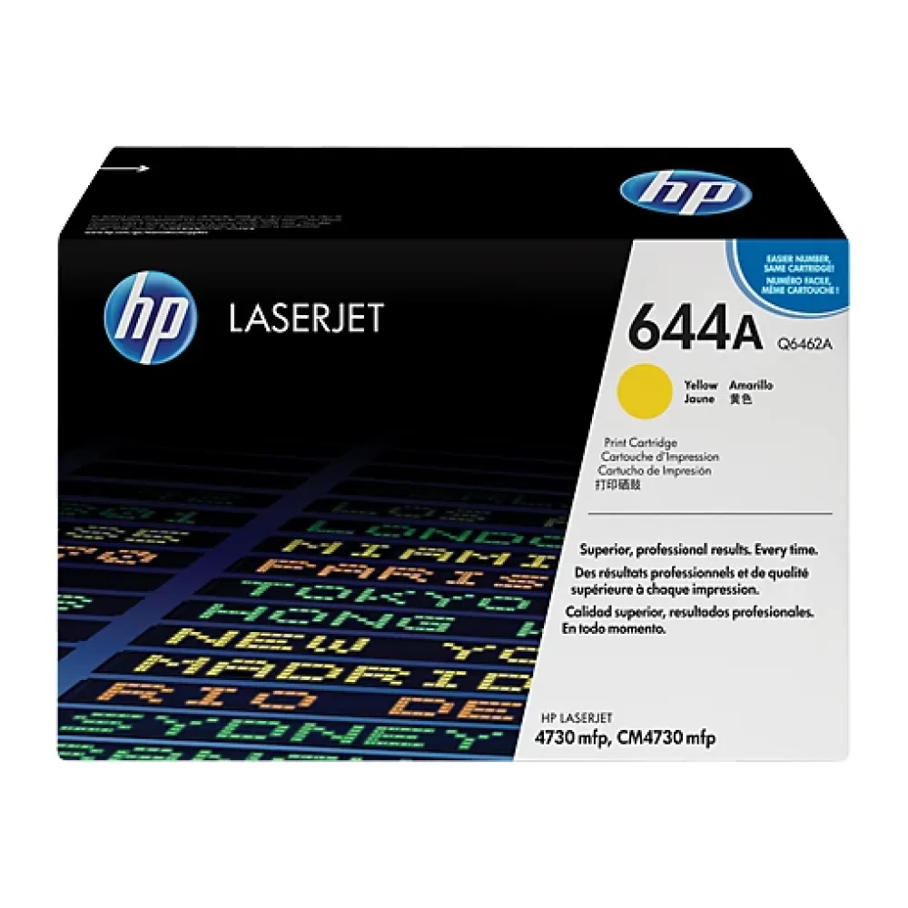 HP Toner Laserjet Color Amarillo 644A Q6462A