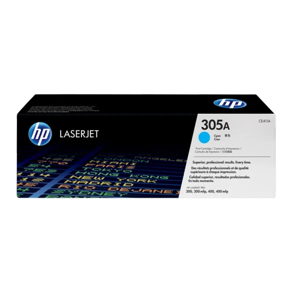 HP Toner Laserjet Color Cian 305A CE411A