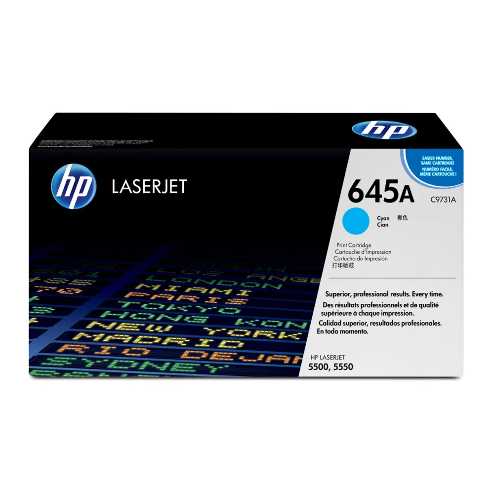 HP Toner Laserjet Cyan 645A C9731A