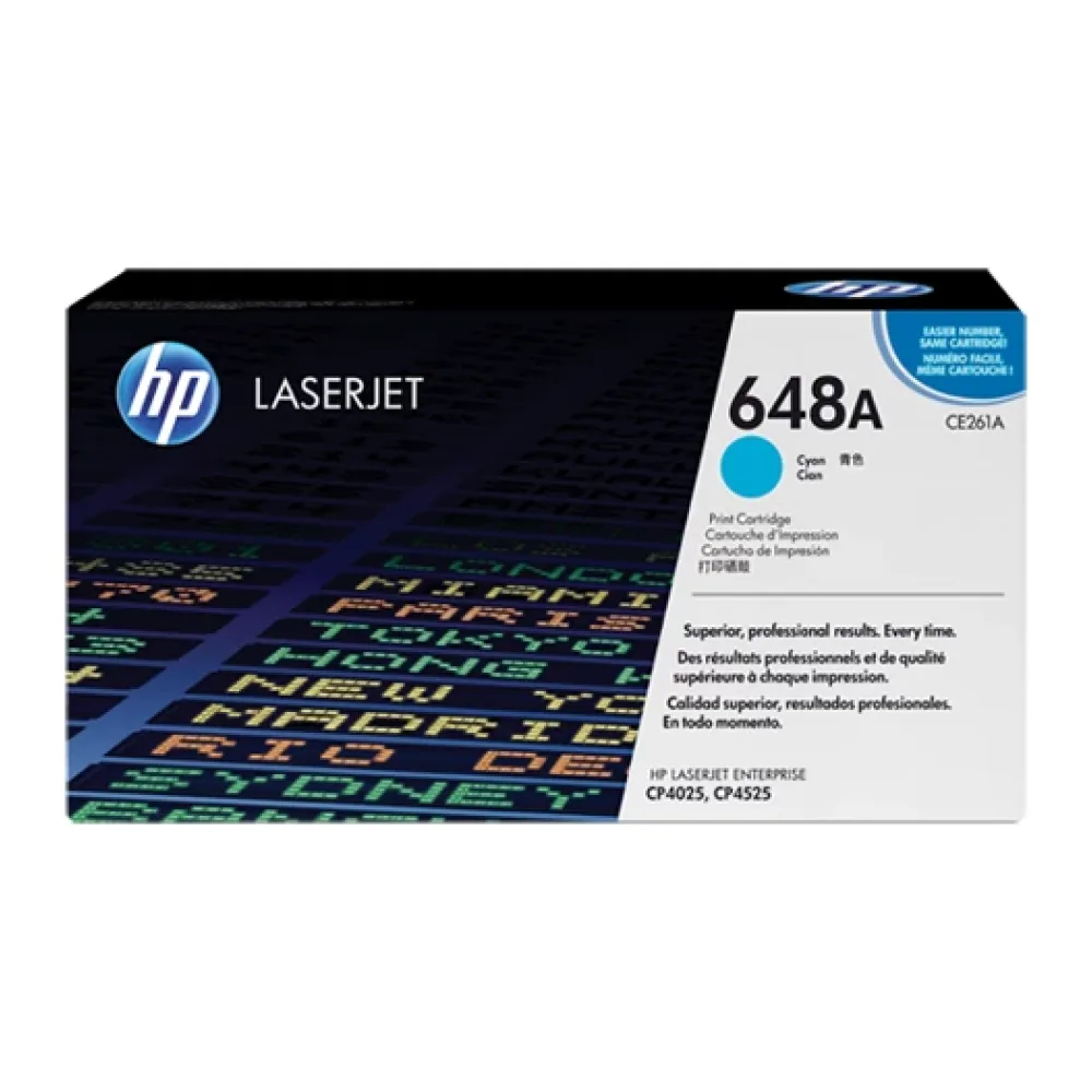 HP Toner Laserjet Cyan 648A CE261A