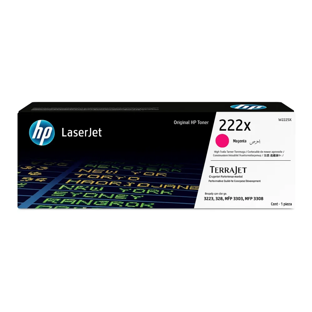HP Tóner Laserjet Magenta 222X W2223X 2.500 Páginas