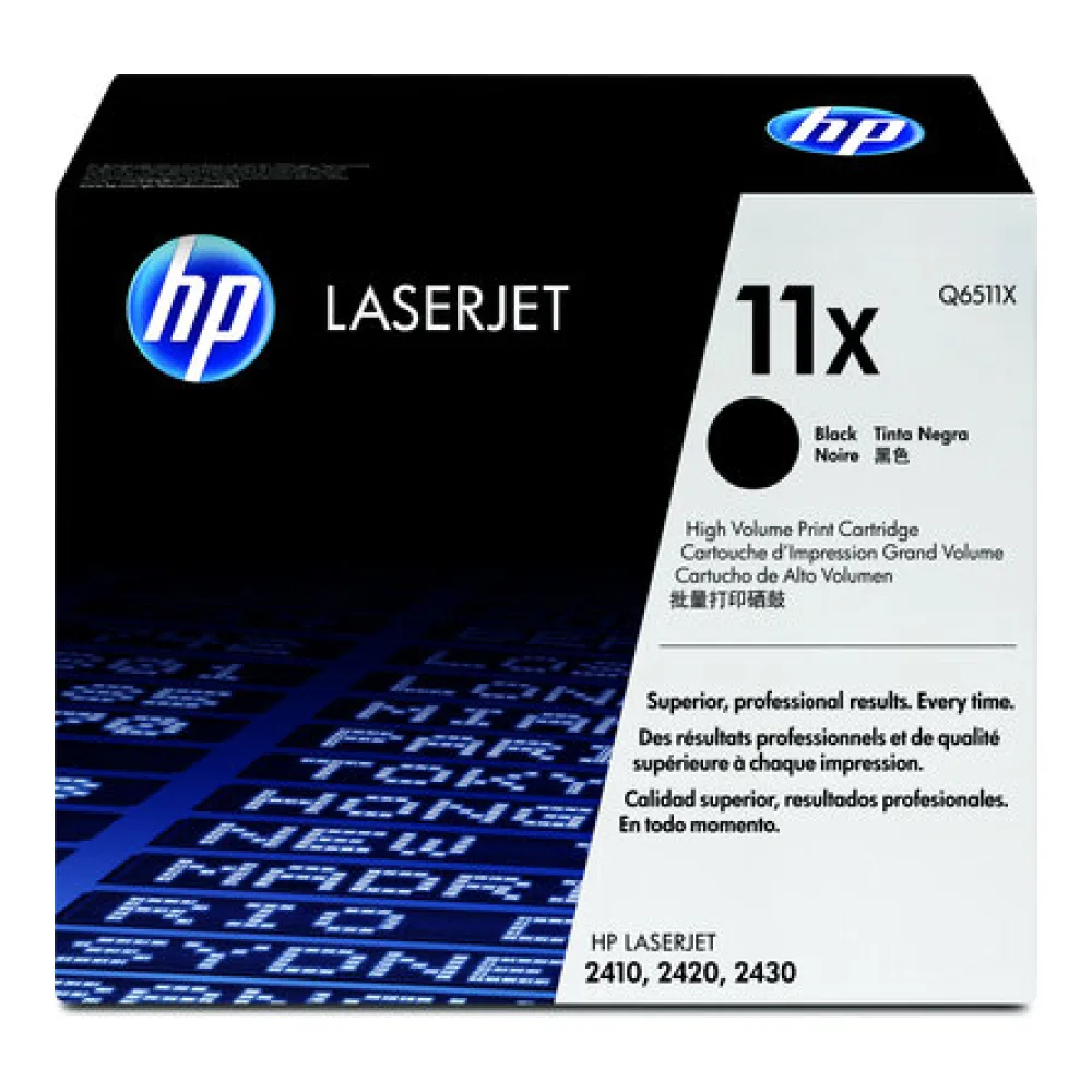 HP Toner Laserjet Negro 11X Q6511X