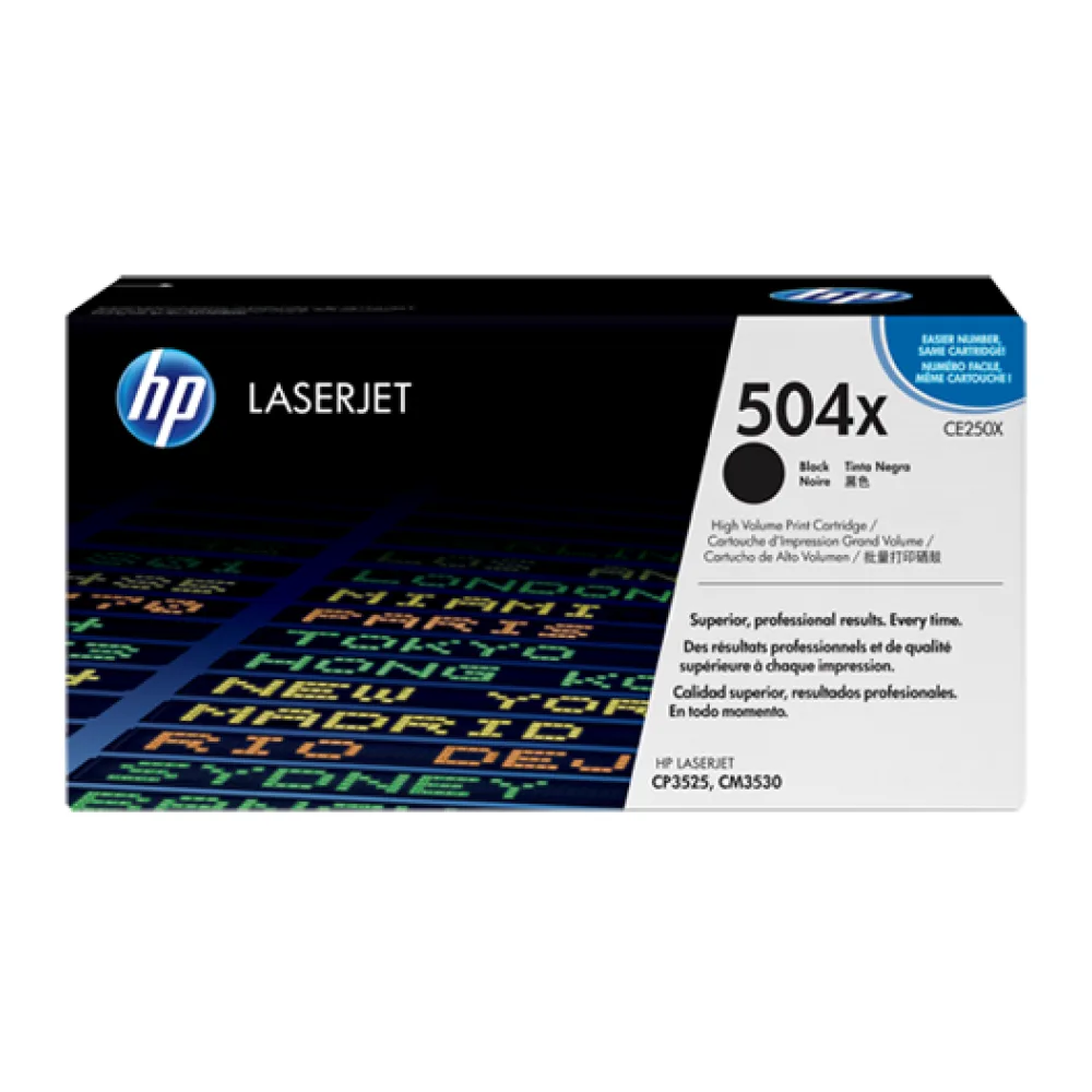 HP Toner Laserjet Negro 504X CE250X