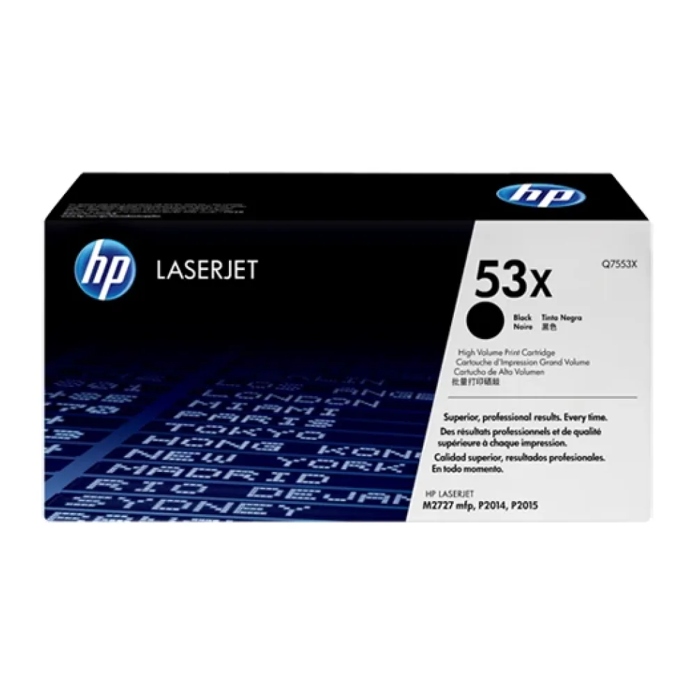HP Toner Laserjet Negro 53X Q7553X