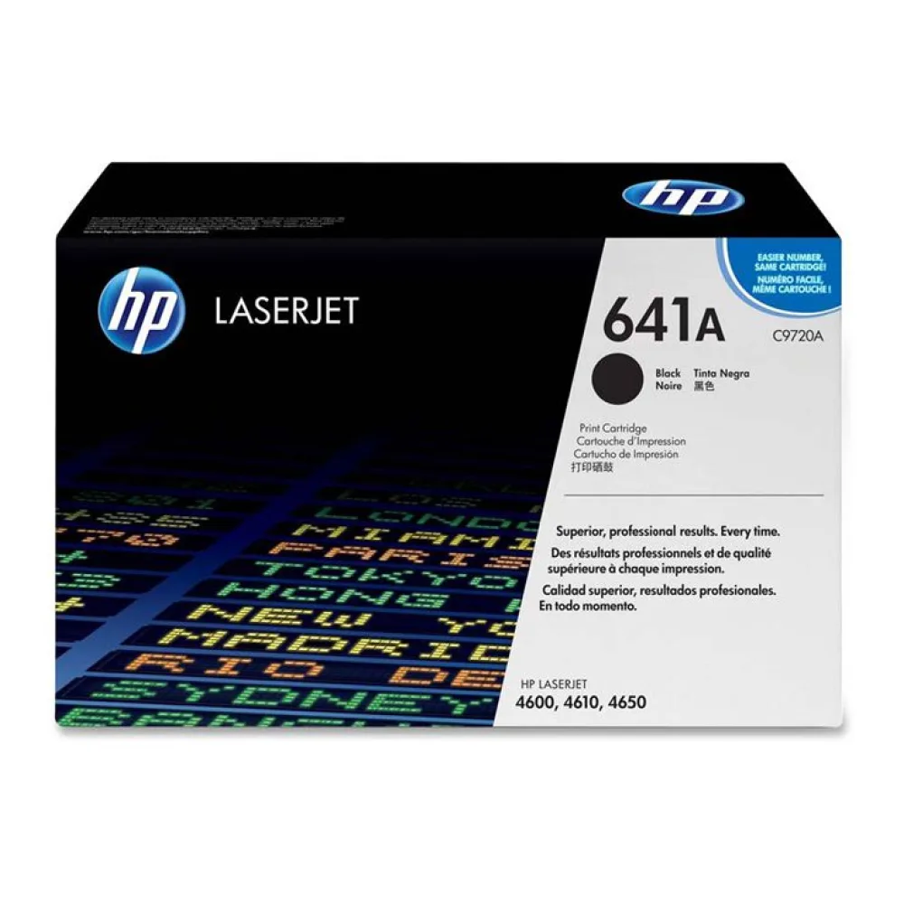 HP Toner Laserjet Negro 641A C9720A