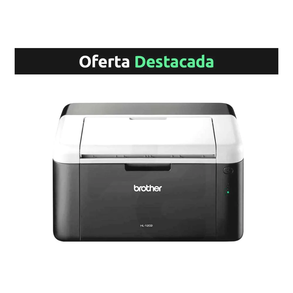 Impresora Láser Blanco y Negro HL-1202 Brother
