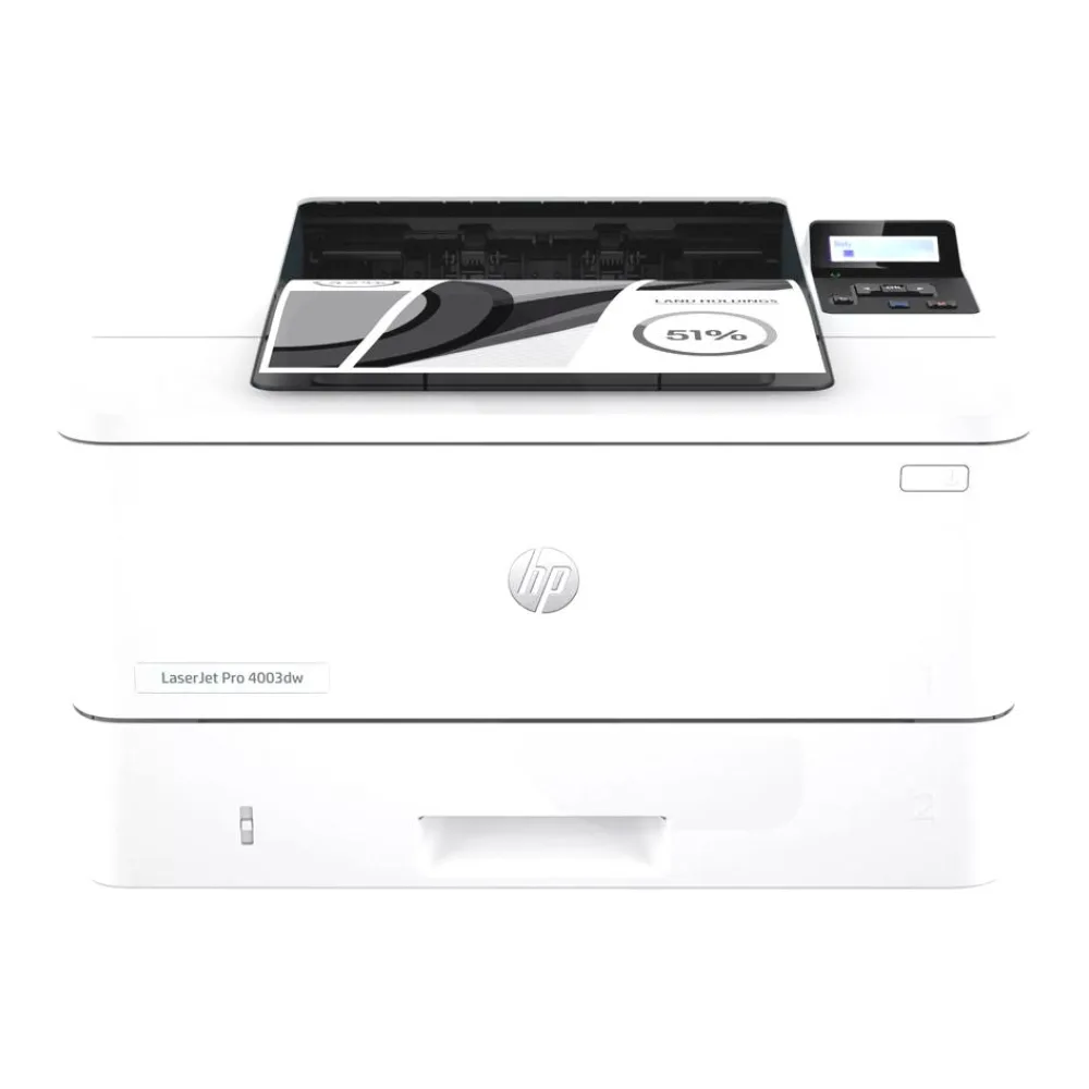 Impresora Láser Blanco y Negro Laserjet Pro 4003DW Wifi / Ethernet HP
