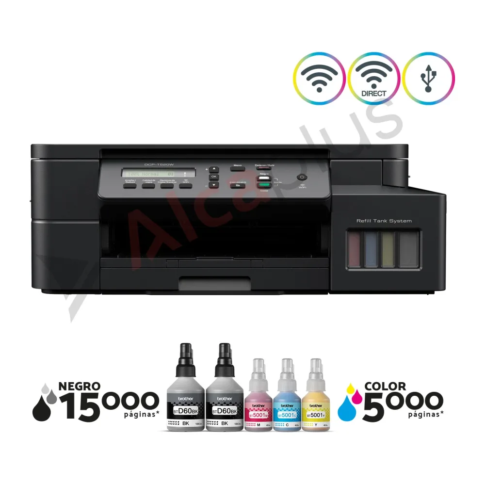 Impresora Multifuncional Brother Tinta DCP-T520W Wifi