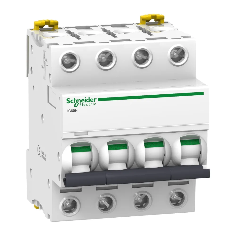 Interruptor Termomagnetico Acti 9 IC60H, 4P, 25A, Curva D, 15KA 8542559 Schneider Electric