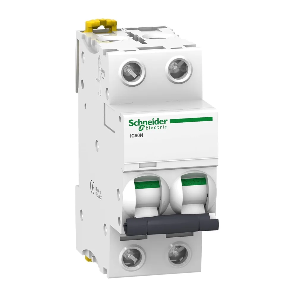 Interruptor Termomagnetico Acti 9 IC60N, 2P, 63A, Curva C, 10KA 7726359 Schneider Electric