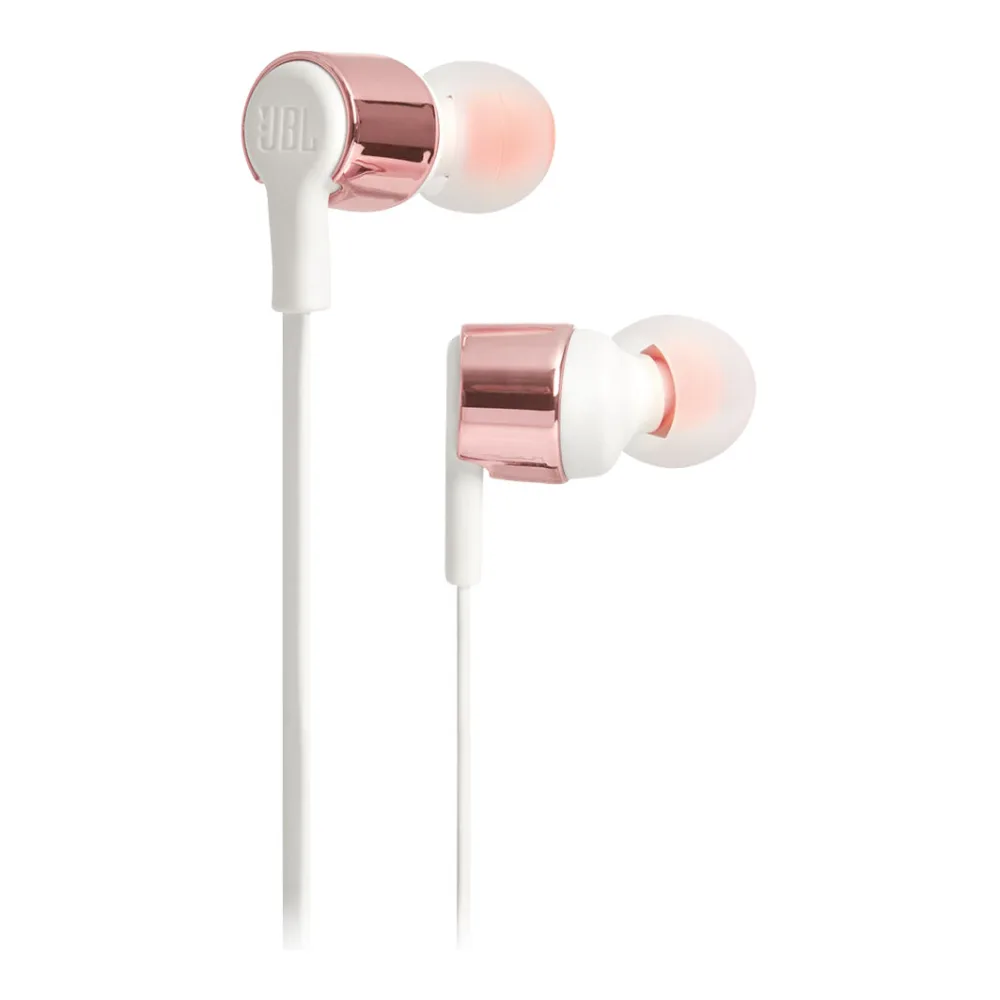 Jbl Audífono JT210 Wired In Ear Gold JBLT210RGDAM