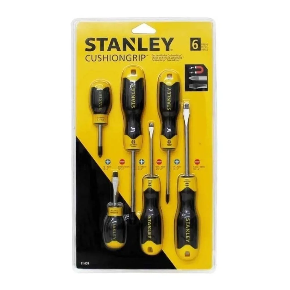 Juego Stanley 6 Destornilladores (66672)
