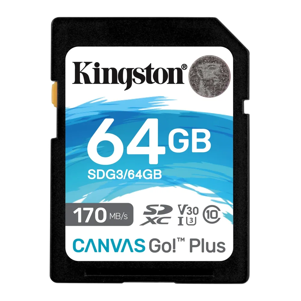Kingston Memoria Flash Sd Canvas Go Plus 64GB SDG3 64GB