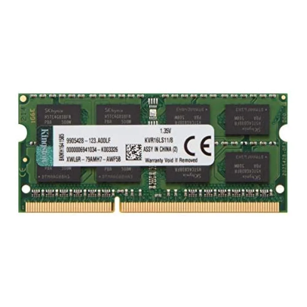 Kingston Memoria Ram DDR3L 8GB 1600MHZ Genérico KVR16LS11