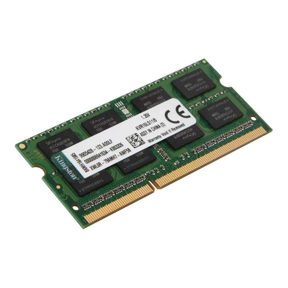 Kingston Memoria Ram Notebook 8GB DDR3L 1600MHZ Sodimm KVR16LS11/8WP