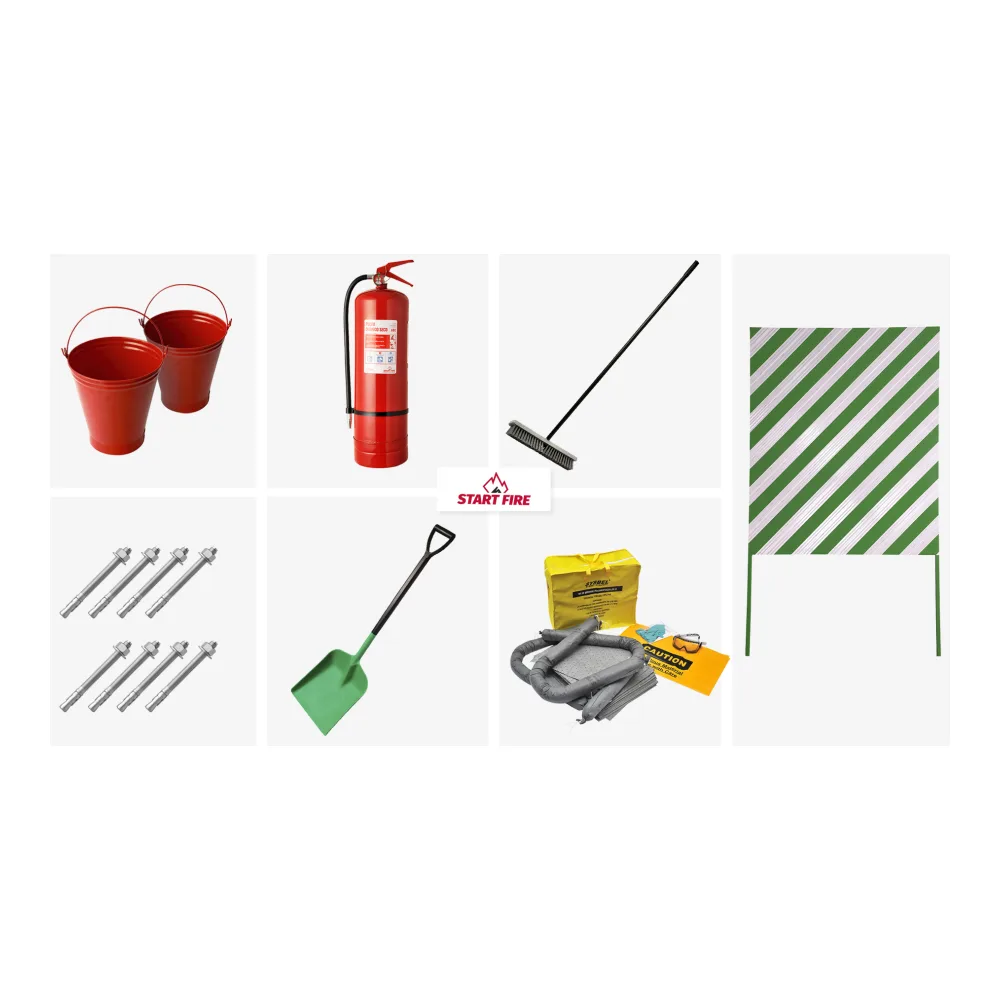 Kit Estacion de Emergencia Ambiental Verde / Blanco Start Fire