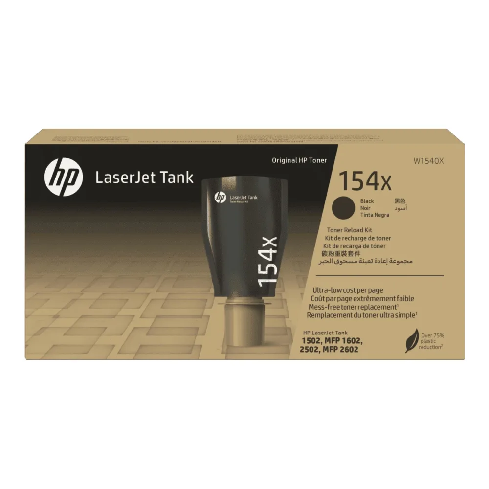 Kit Recarga Tóner HP 154X Negro W1540X Alta Capacidad