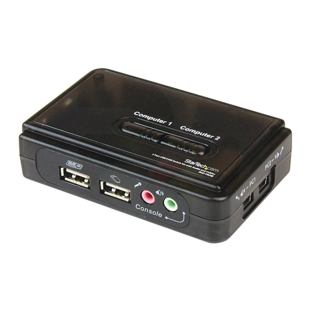 Kit Switch Kvm 2 Puertos Vga Startech