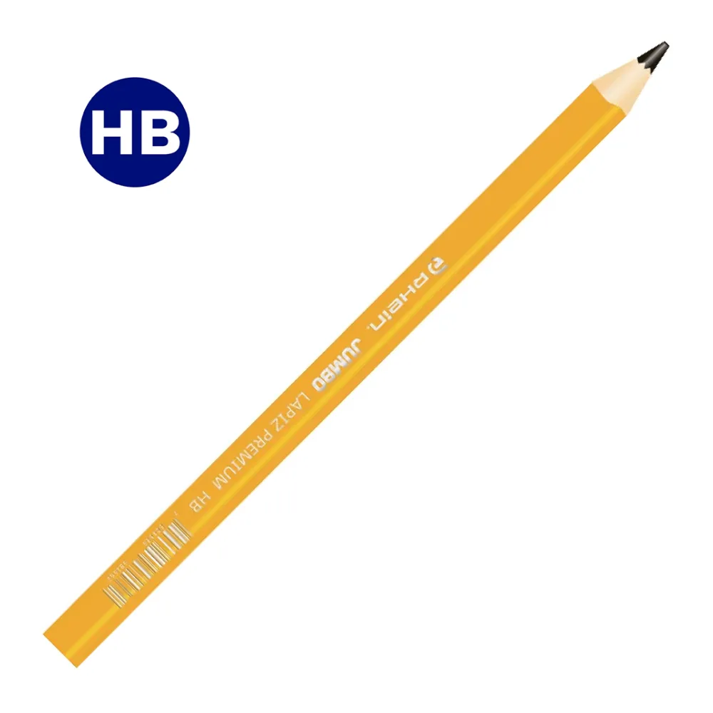 Lapiz Grafito Jumbo sin Goma Triangular Rhein