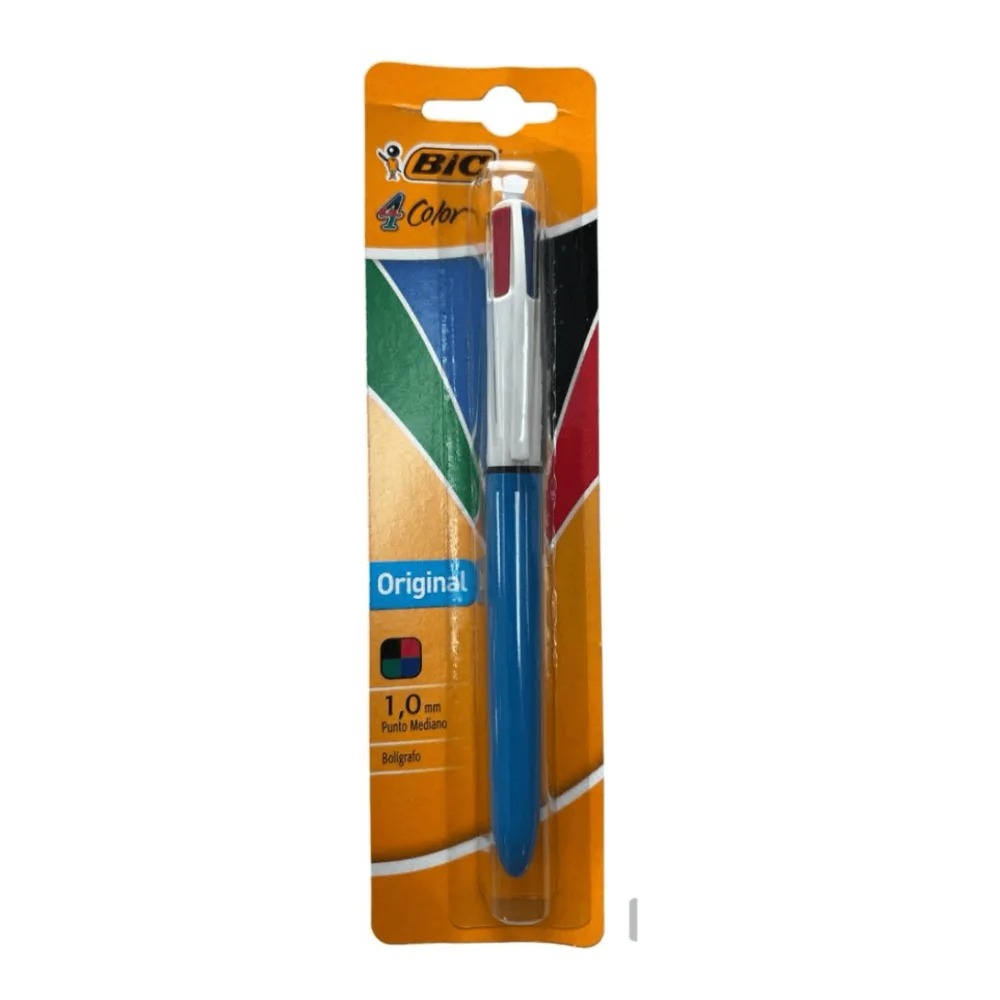Lapiz Pasta 4 Colores Bic