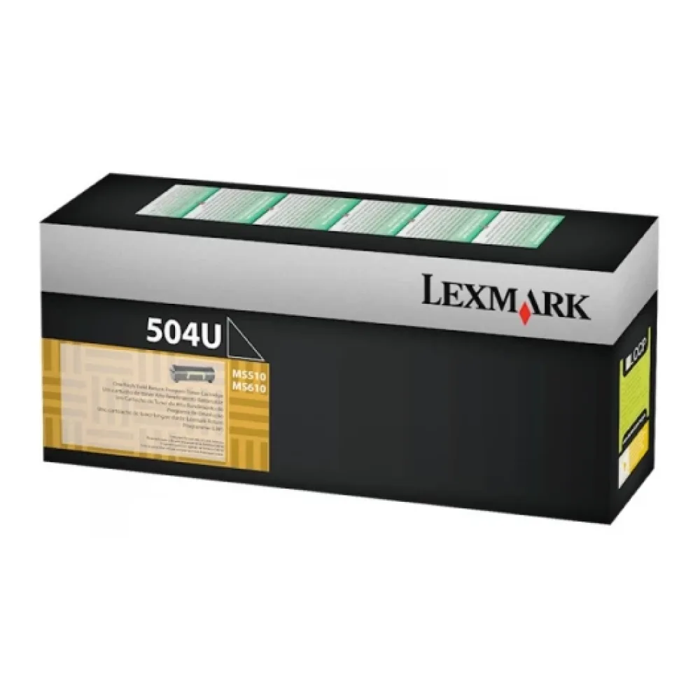 Lexmark Toner 504U Negro Alto Rendimiento 50F4U00