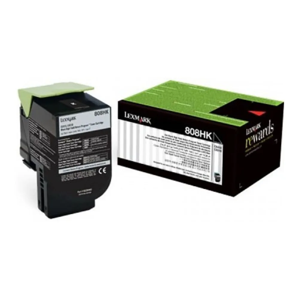 Lexmark Tóner 708HK Cartucho Negro Alto Rendimiento 70C8HK0