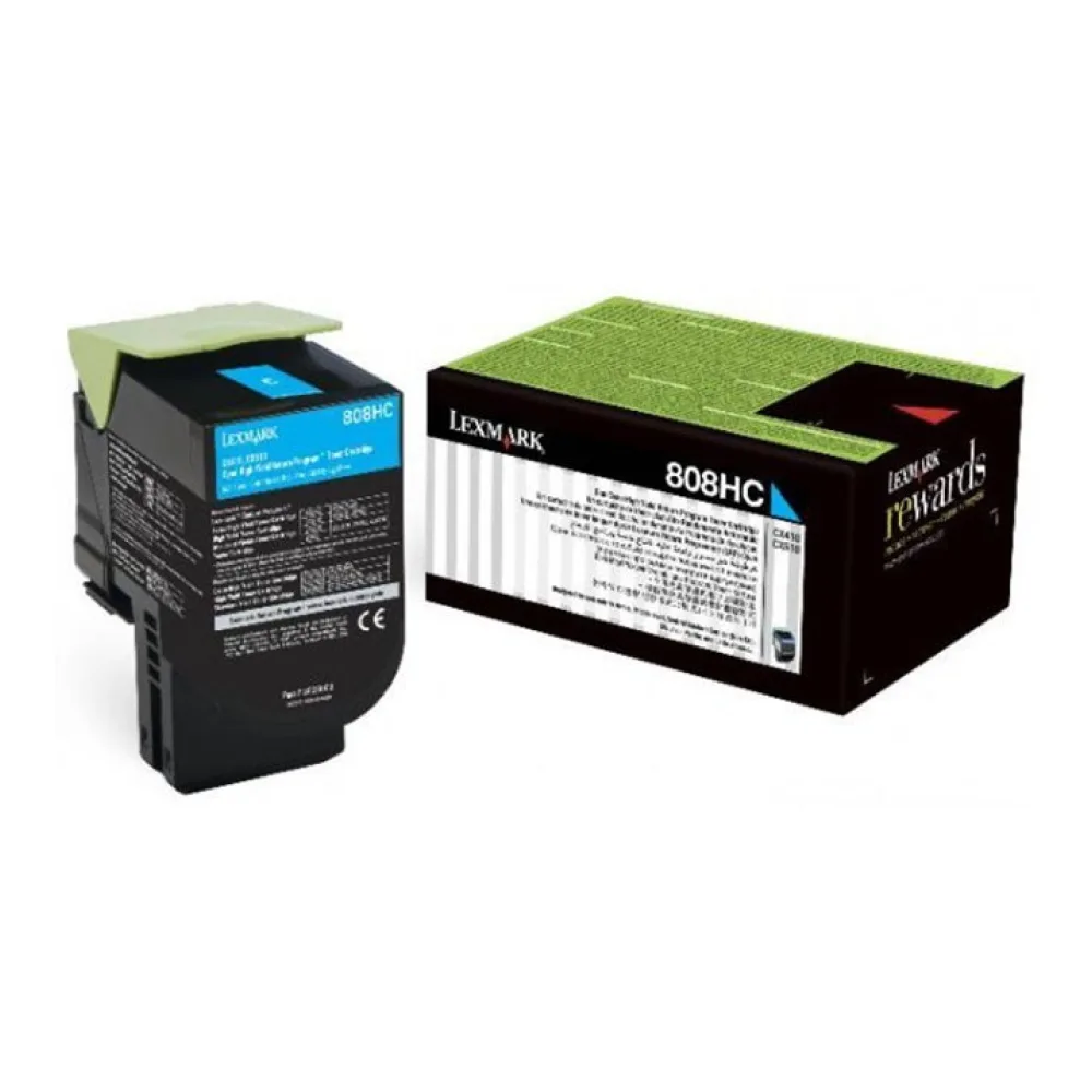 Lexmark Toner 808HC Cian 80C8HC0