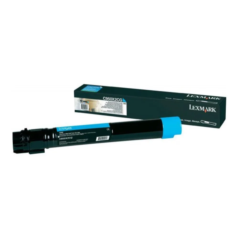 Lexmark Tóner C950 Cian Extra Alto Rendimiento C950X2CG