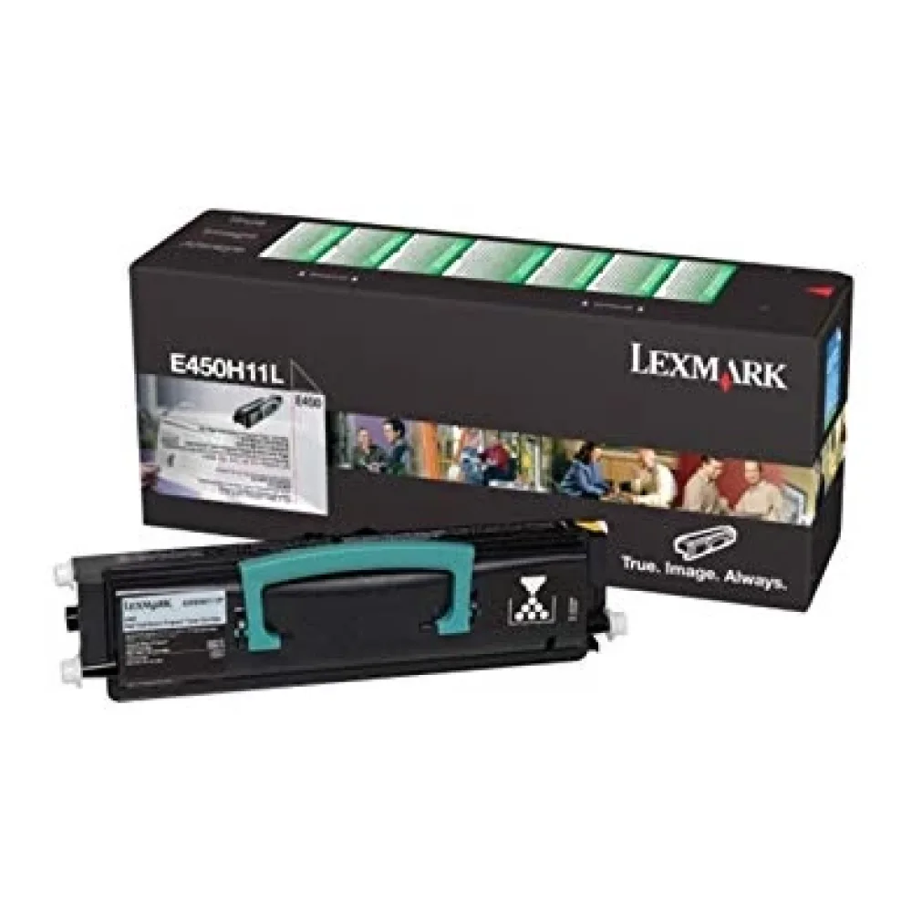 Lexmark Tóner E450 Negro Alto Rendimiento E450H11L