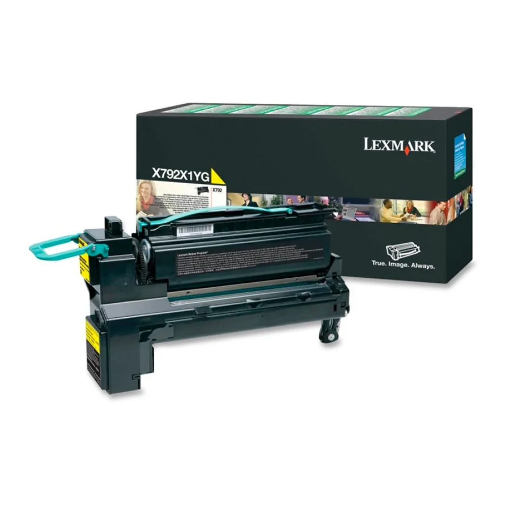 Lexmark Toner X792 Amarillo X792X1YG