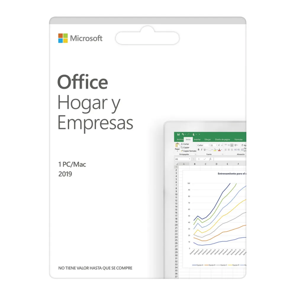 Licencia Microsoft Office Hogar y Empresas 2019 T5D-03191