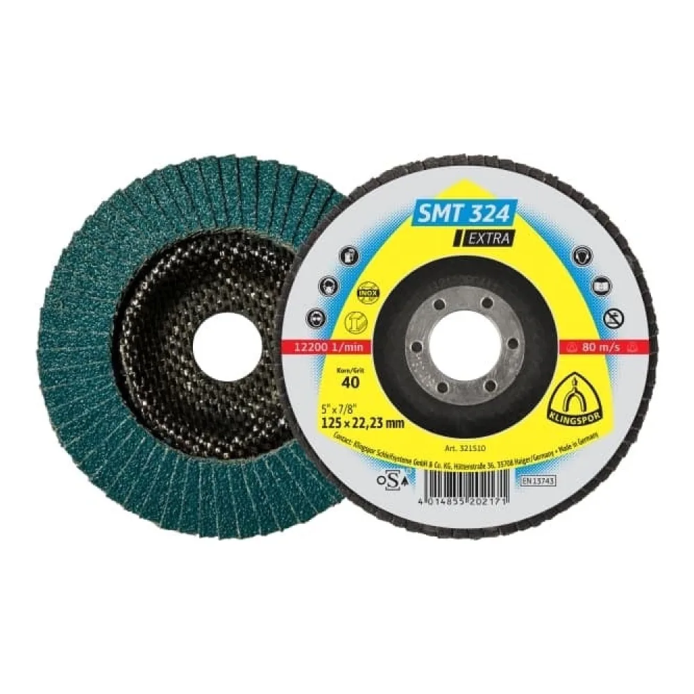 Lija Disco Traslapado 4.1/2" Grano 60 Klingspor (321511)