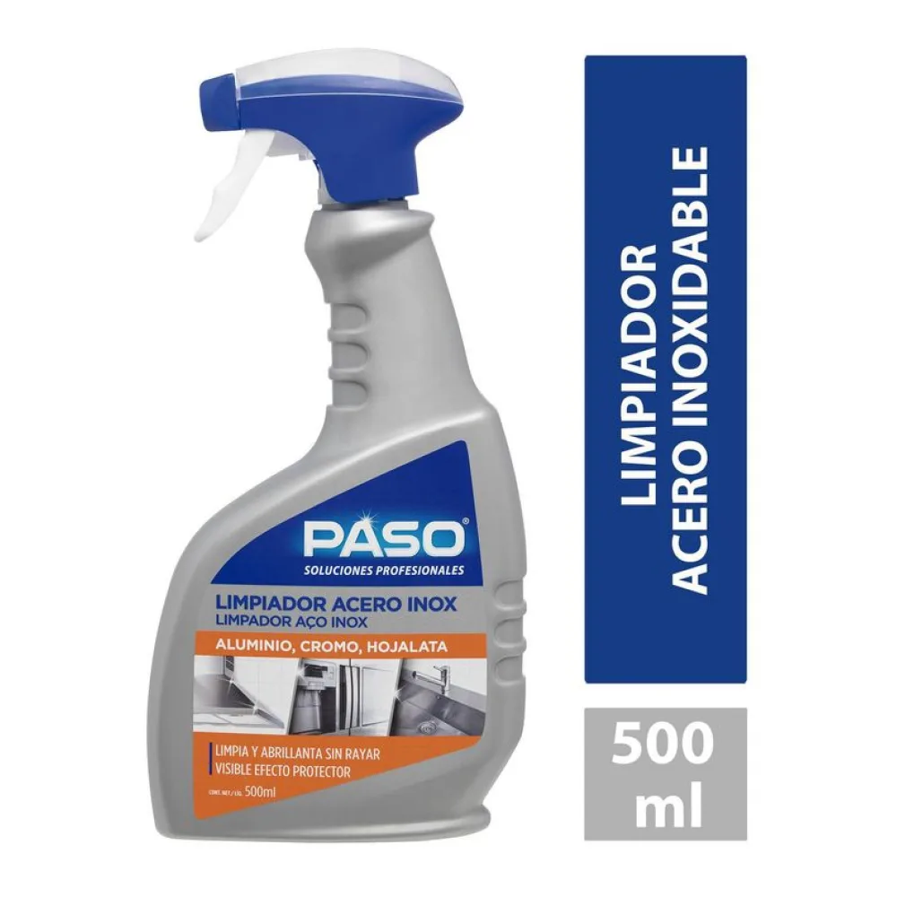 Limpiador Acero Inoxidable 500 Ml Paso