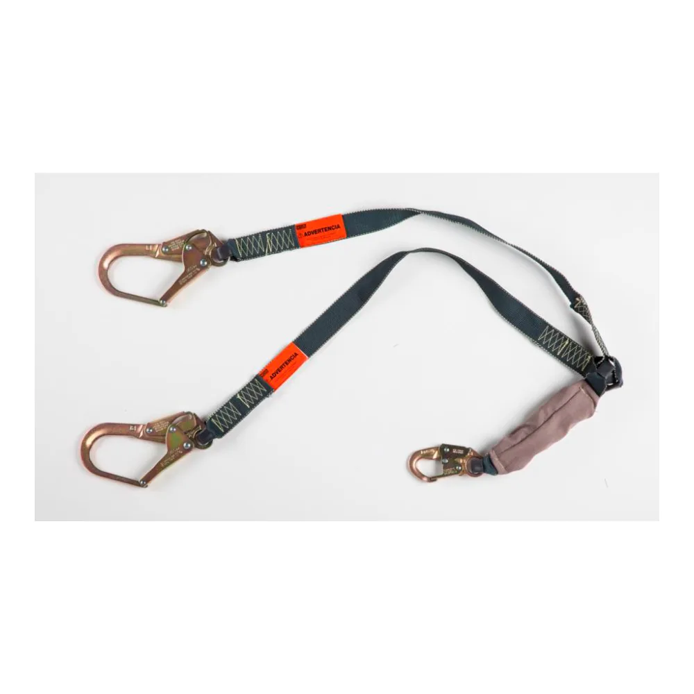 Linea en y Kevlar con Shock Absorber Gancho Escala MSA