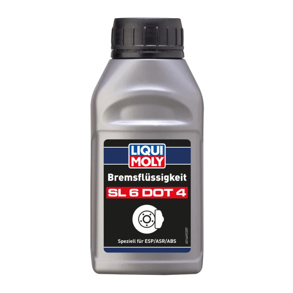 Líquido de Frenos Sintético para Abs, Asr, Esp, Dsc Brake Fluid SL6 DOT4 Cont. Neto 250 Ml 250 Ml Liqui Moly