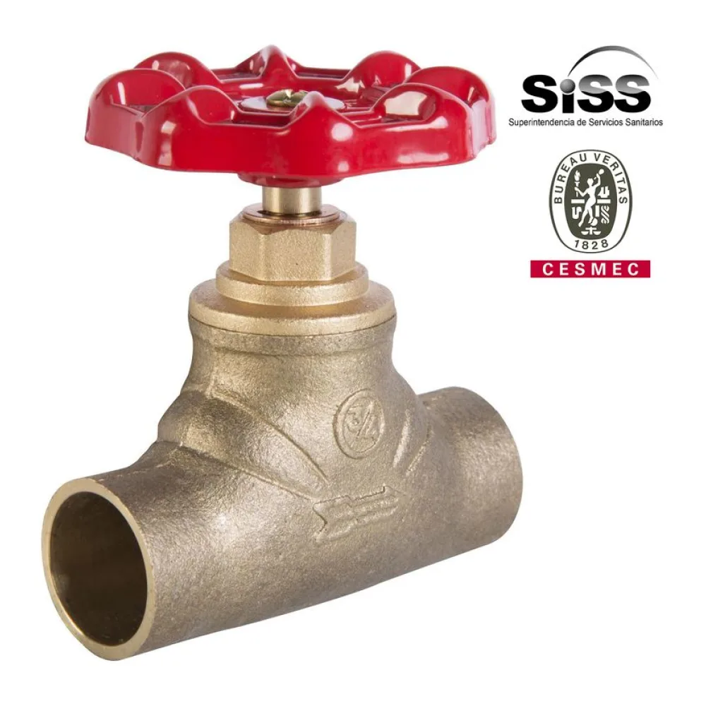 Llave de Paso 3/4" So Bronce Humboldt