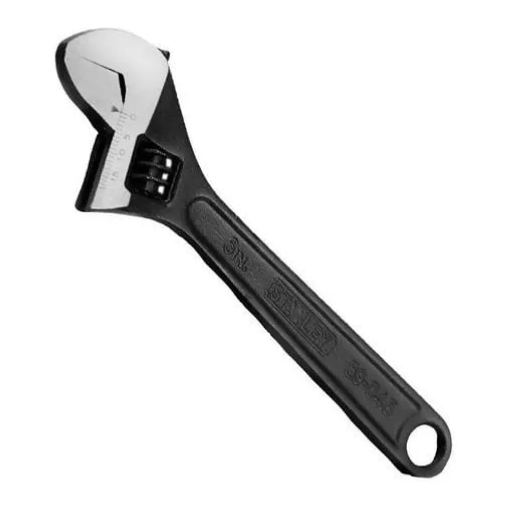 Llave Francesa Negra 6" Stanley (89045)